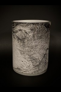 MARBLEIZED CYLINDER  VASE [7591288]